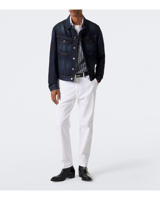 Tom Ford Blue Icon Denim Jacket for men