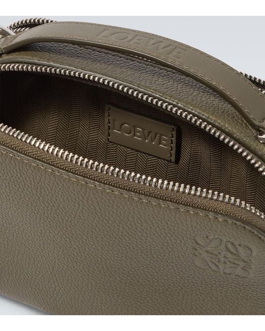 Loewe Green Mini Crossbody Camera Bag for men