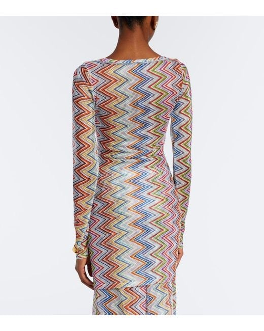 Missoni Multicolor Zigzag Minidress