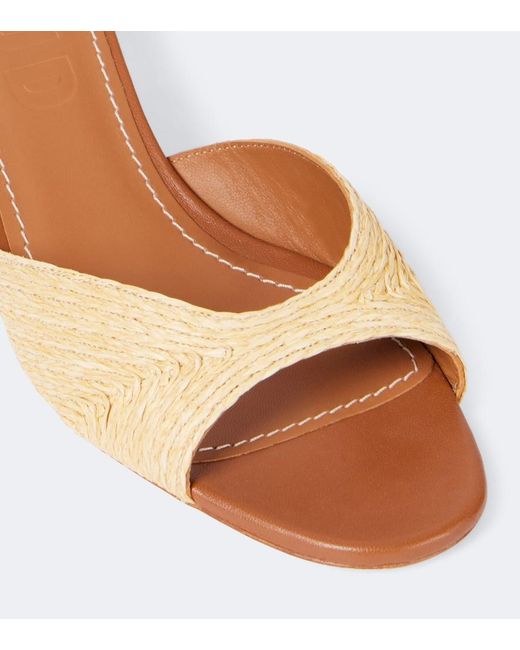 Staud Brown Pantoletten Brigitte 55