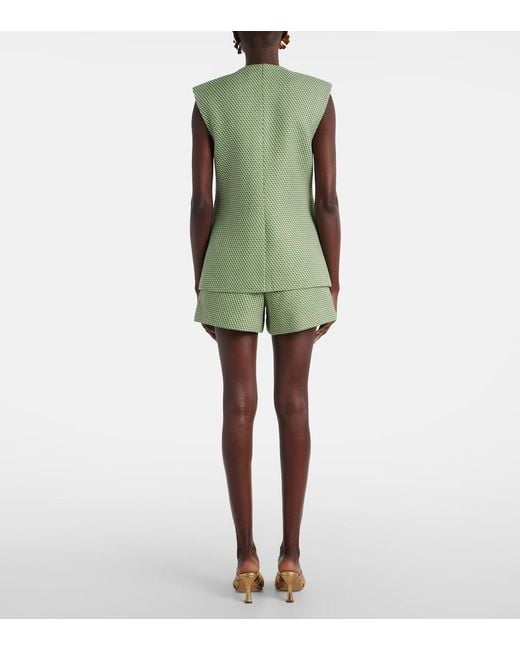 Chaleco Tamara Veronica Beard de color Green