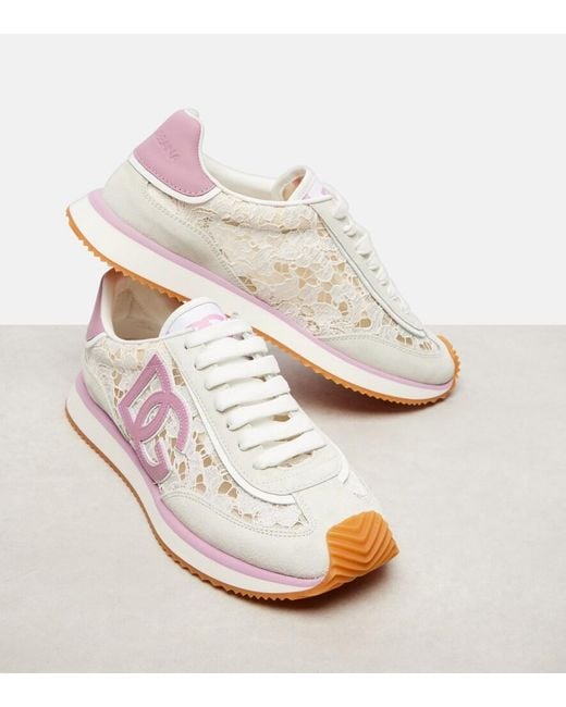 Dolce & Gabbana Multicolor Sports Shoes With Logo