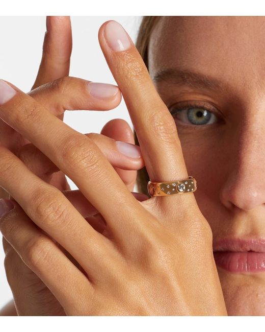 Roxanne First White 14Kt Ring With Diamonds
