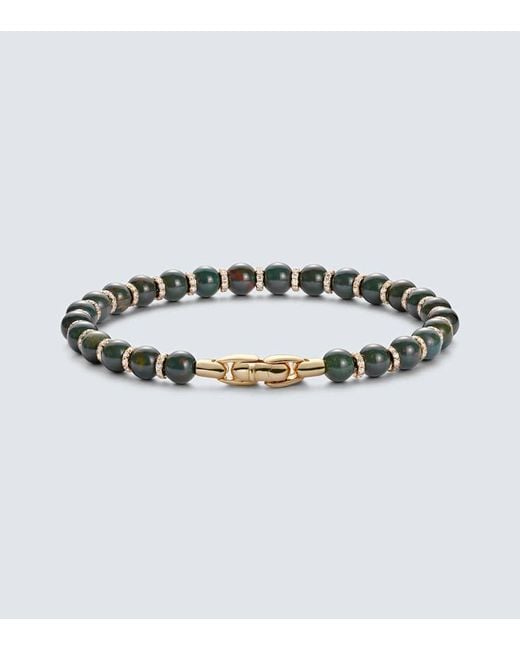 Bracelet Spiritual Beads En Or 18 Ct, Pierres De Sang Et Diamants David Yurman pour homme en coloris Metallic