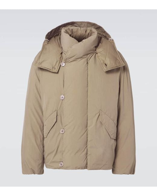 Lemaire Daunenjacke Aus Einem Baumwollgemisch in Natural für Herren