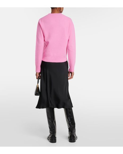 Pullover in lana di Jil Sander in Pink