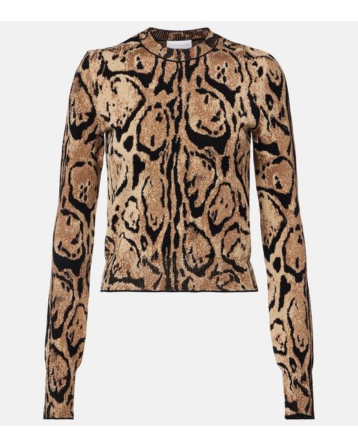 Stella McCartney Metallic Jacquard Sweater