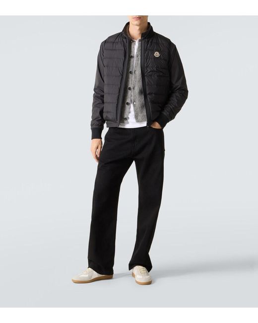 Moncler Black Verney Down-Paneled Jacket for men