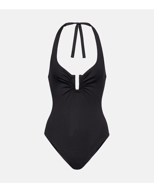 Eres Black Legendaire Halterneck Swimsuit