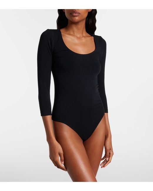 Wolford Black Tokyo Bodysuit