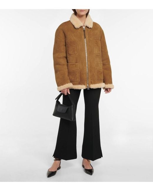 Tom Ford Black Padlock Leather Slingback Flats