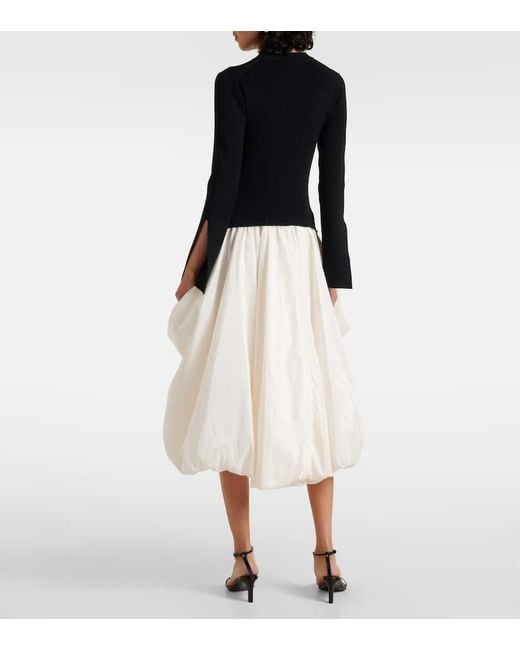 Robe Midi Kenlie Jonathan Simkhai en coloris Black