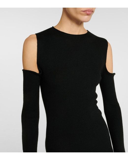 Robe Longue En Laine Vierge Rick Owens en coloris Black