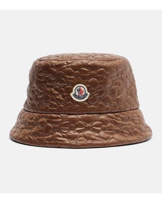 Moncler Brown Padded Reversible Bucket Hat
