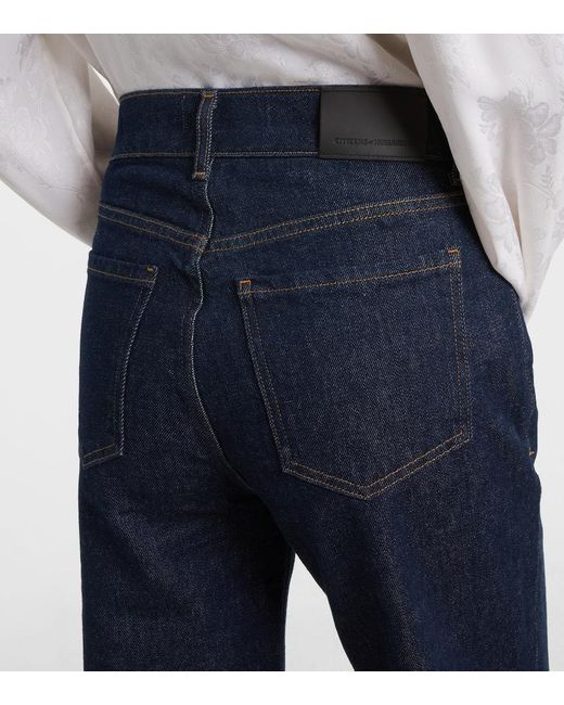 Citizens of Humanity Blue Kimberly High-Rise Flared Jeans
