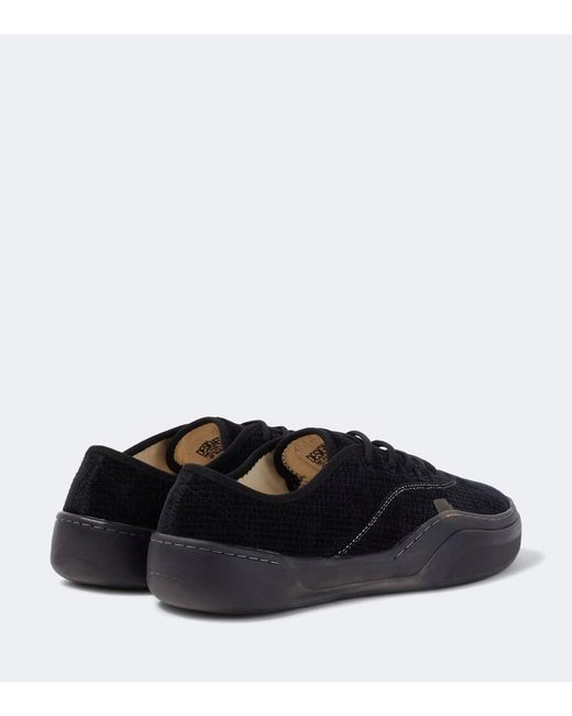 ERL Black Corduroy Sneakers for men