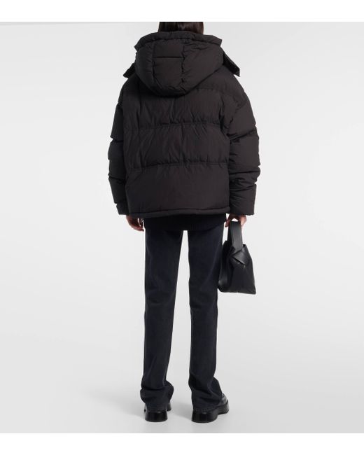 AMI Black Quilted Puffer Jacket