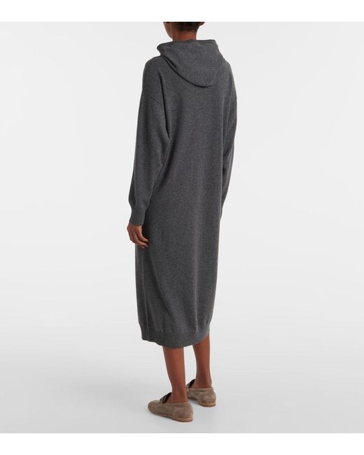 Abito Midi di Brunello Cucinelli in Gray