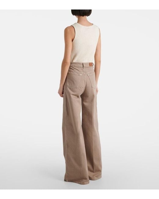Jean Wide Abbey Joseph en coloris Brown
