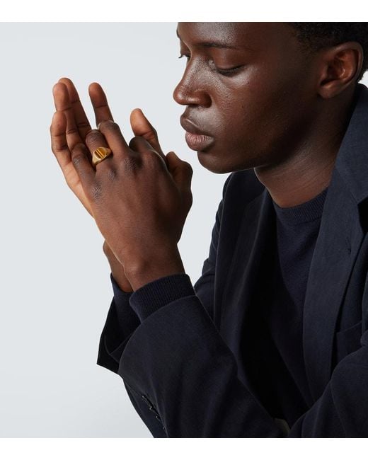 Bague Streamline En Or 18 Ct Et Oil Du Tigre David Yurman pour homme en coloris Metallic