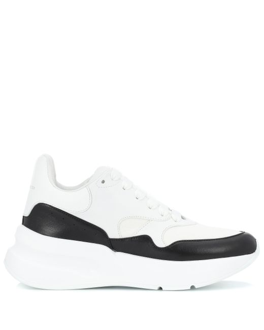 alexander mcqueen leather platform sneakers