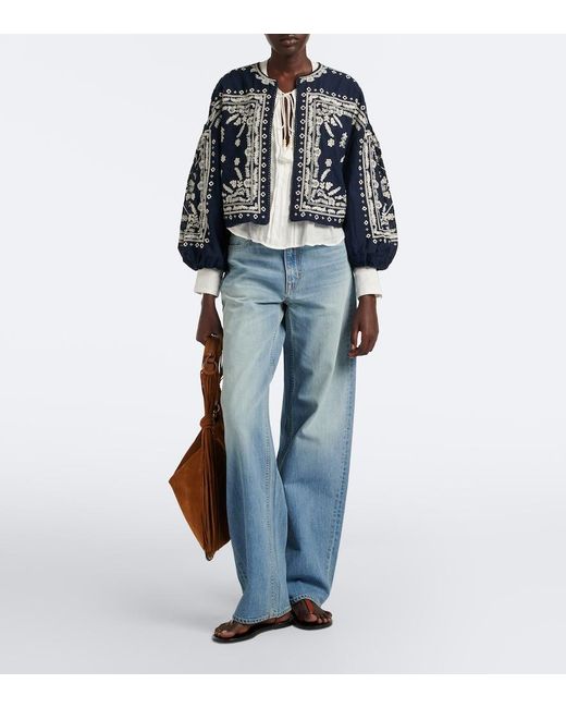 Veronica Beard White Sawyer Ramie Blouse