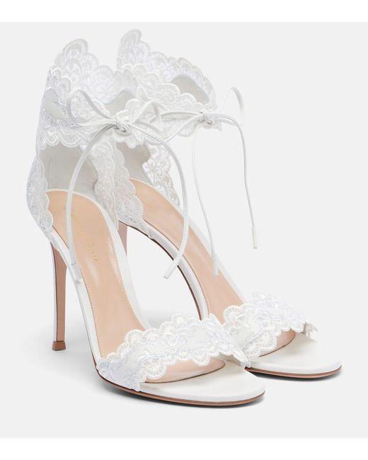 Sandali Evie 105 di Gianvito Rossi in White