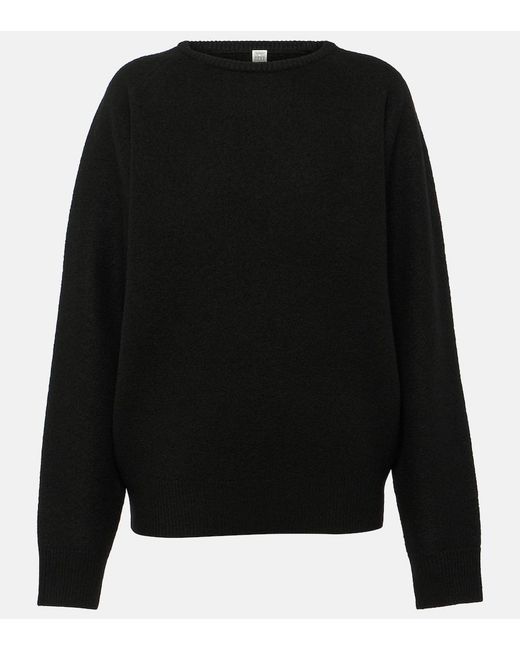 Totême Black Wool Sweater