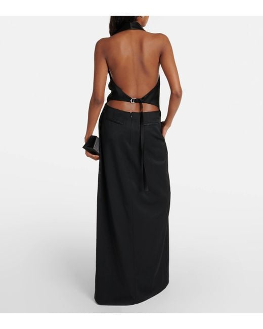 Robe longue Janice Jonathan Simkhai en coloris Black