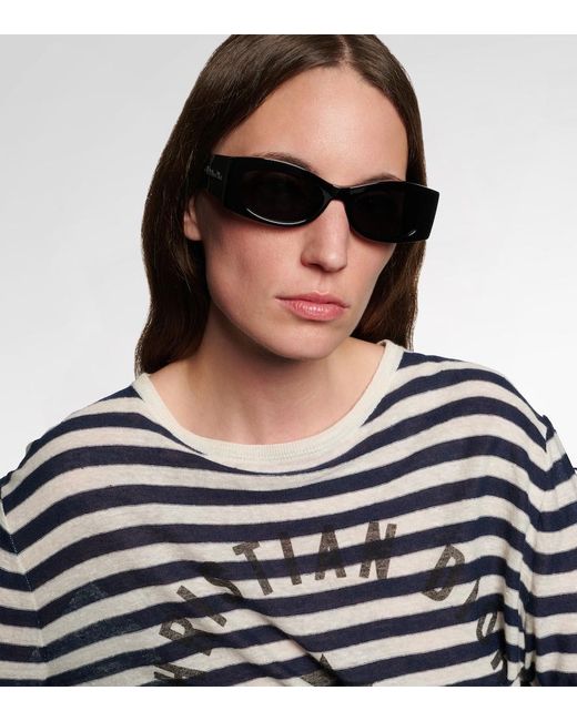 Dior Blue Diorombre S1I Rectangular Sunglasses