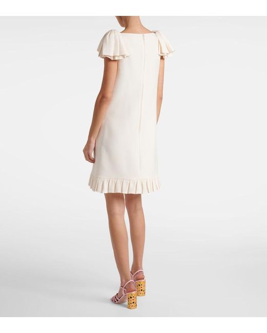 Valentino Natural Crepe Couture Minidress