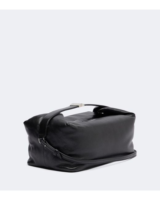 Calvin Klein Black Andy Large Leather Shoulder Bag