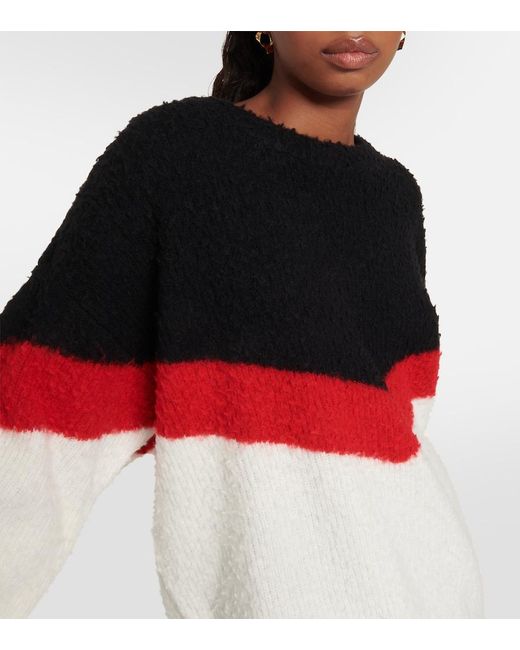 Stella McCartney Red Casentino Wool-Blend Sweater