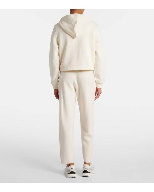 Moncler Natural Jacke Aus Einem Baumwollgemisch