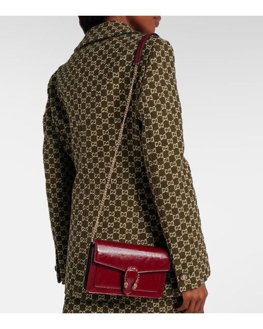 Gucci Purple Schultertasche Dionysus Mini