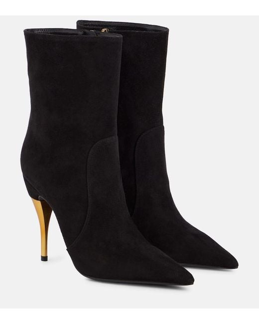 Botin de piel con trabilla gucci precio cheap