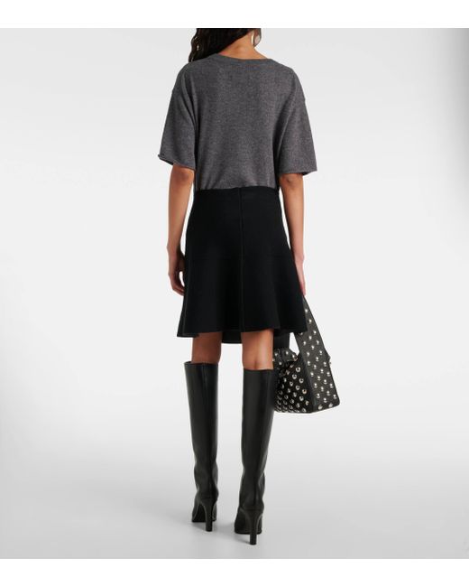 Lisa Yang Black Noah Cashmere Miniskirt