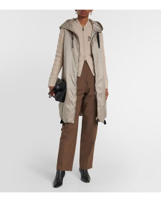 Max Mara Natural Greengi Padded Technical Vest