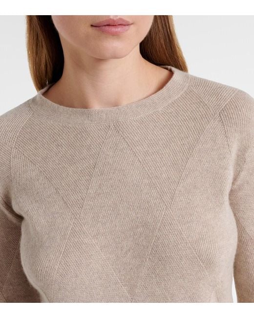 Max Mara Natural Baffo Cashmere Sweater