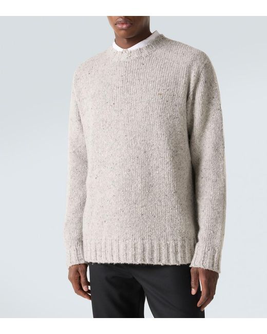The Row Gray Pellegrino Cashmere Sweater for men