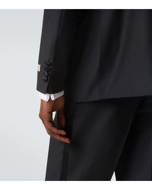 Canali Black Wool Tuxedo for men