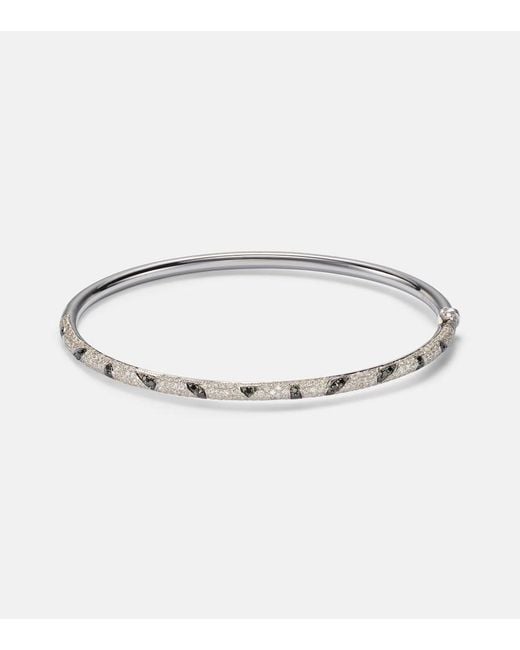 Yvonne Léon Metallic Jonc Zebre 9Kt Bracelet With Diamonds