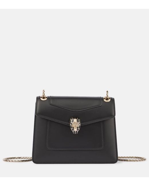Borsa A Spalla Serpenti Forever Day-To-Night Small di BVLGARI in Black