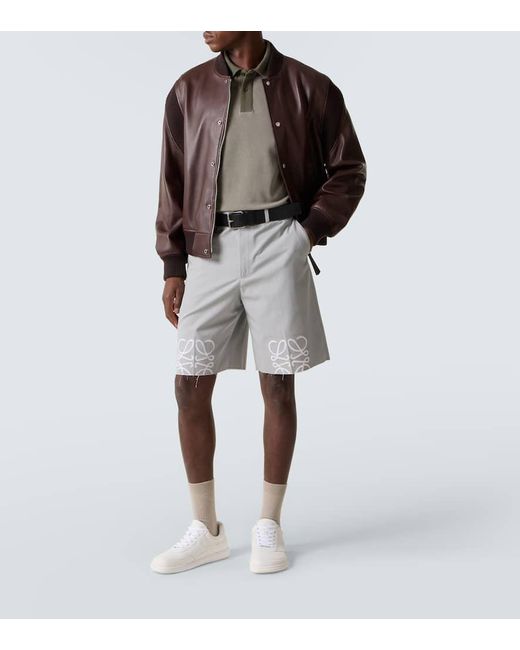 Loewe Sneakers Jambo Aus Leder in White für Herren