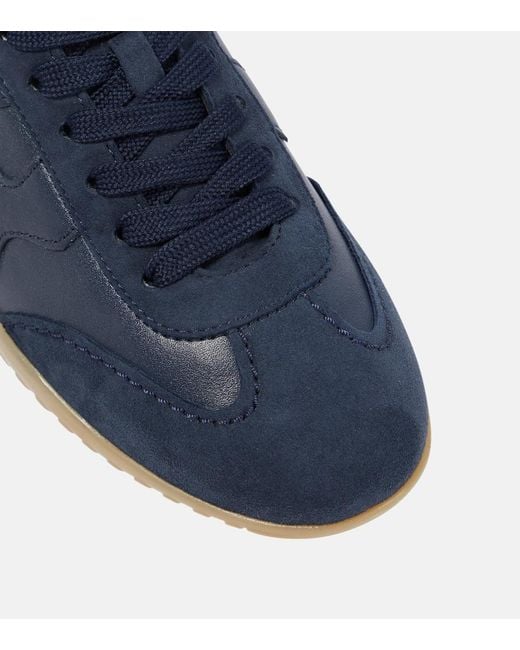 Hogan Blue Low-top Sneakers Olympia Calfskin