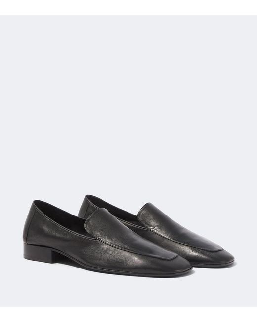 Dries Van Noten Gray Leather Loafers for men