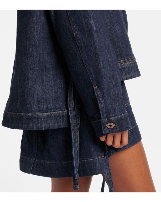 Loewe Blue Workwear Denim Jacket