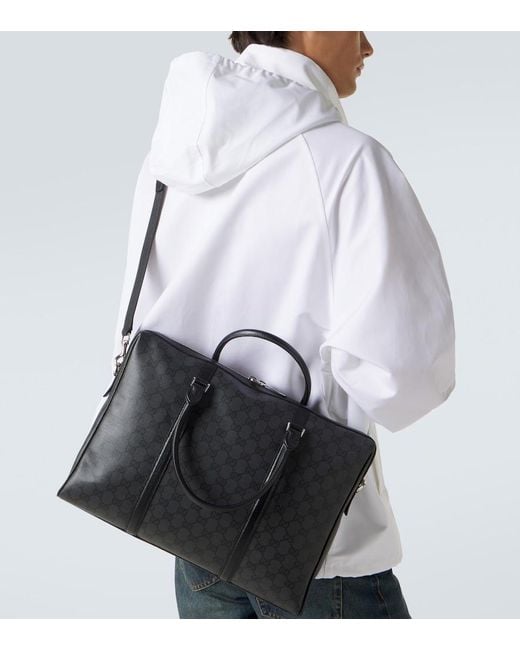Gucci Black Essence Classic Medium Briefcase for men