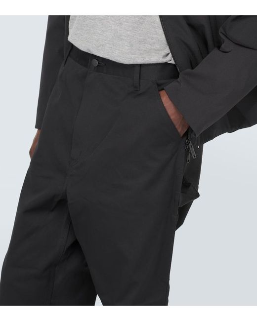 X Carhartt pantalones rectos de gabardina Junya Watanabe de hombre de color Black