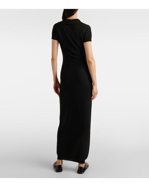 Robe Polo Alaïa en coloris Black